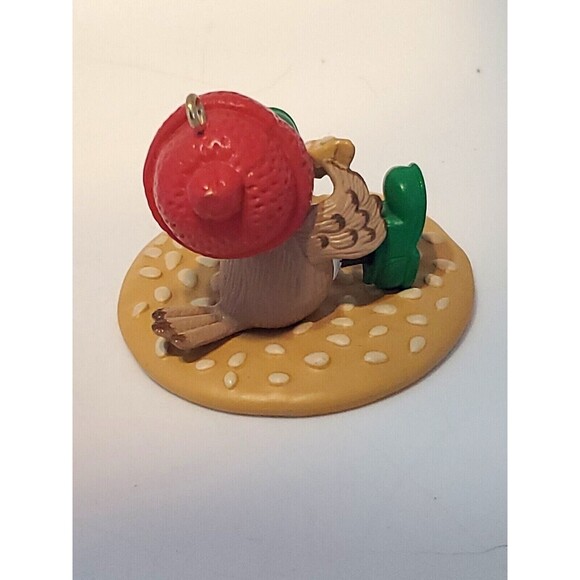 Hallmark Spencer Sparrow Tree Ornament 1988 Bird On A Cracker Christmas - Picture 4 of 10